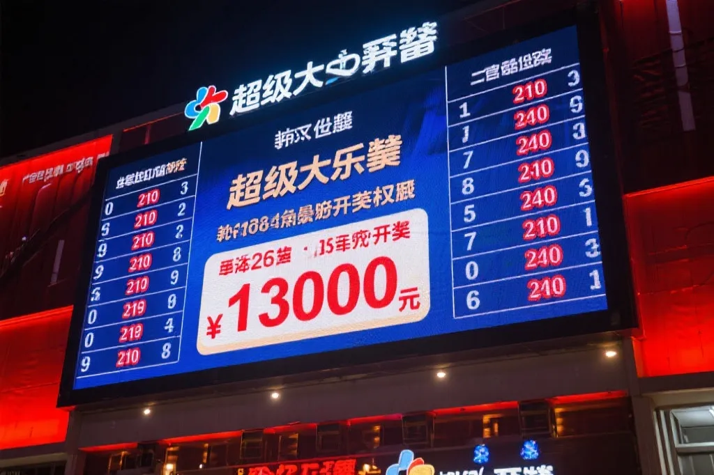 超级大乐透开奖公告数据展示