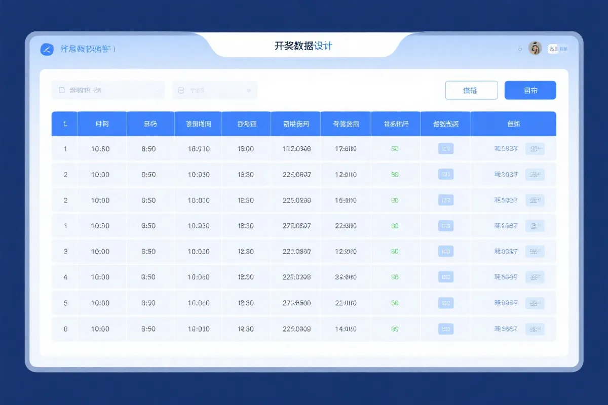 当期开奖数据面板的结构化展示示意图